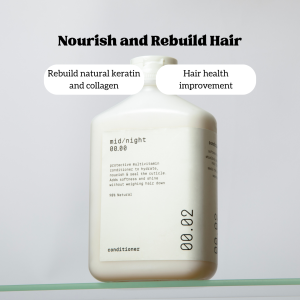 Scalp-Balancing Conditioner | Silicone & Sulphate Free | Lightweight for Coloured & Fine Hair | Vegan | Scalp Care | Moisturising Hair Conditioner | mid/night 00.00 | 300ml | Sulfate Free Conditioner | Scalp Care Conditioner Fine Hair
