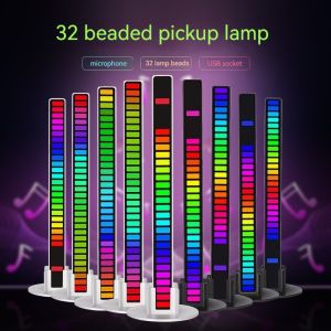 RGB Voice-Activated Music Rhythm Light for Car Desktop and Party Decoration and gaming room setup on hand ship from malate