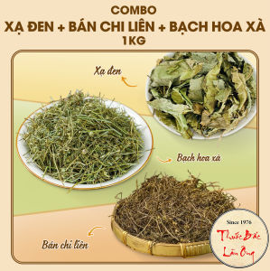 Combo bạch hoa xà bán chi liên xạ đen hòa bình mỗi loại 1kg giúp hỗ trợ tiêu u mát gan giải độc