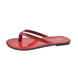 Free Shipping Stylish And Minimalist Flip-Flops For Women Perfect For Summer Wear Featuring A New Design With A Subtle-Inspired Aesthetic And A Flat Sole Ideal For The Beach