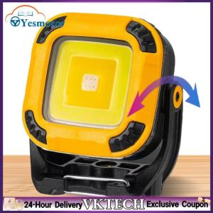【Local Shipment】 COB LED Camping Light with Hook Portable LED Work Light USB Rechargeable Lamp