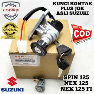 ASLI ORIGIBNAL KUNCI KONTAK PLUS JOK SUZUKI SGP B46 SPIN 125 NEX 125 FI INJEKSI STOP KONTAK