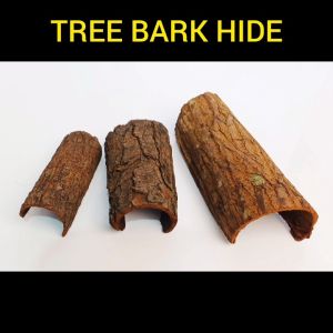 Natural Tree Cork Bark Reptile Tarantula Hide Cave Terrarium Aquarium Bonzai Landscape Accessory