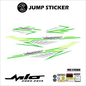 Stiker Striping Mio 2003 - 2013 OLD - Sporty - Garnis - Smile grafis variasi 006