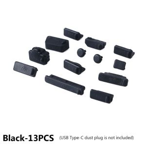 MODERNLUX 16pcs 13pcs Colorful Computer Accessories HD USB Type-C Port Laptop Anti Dust Plug Stopper Dustproof Cover