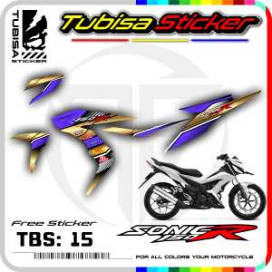 Sticker Striping Variasi Sonic 150 R - Stiker Striping Motor Sonic 150 R. TBS.15