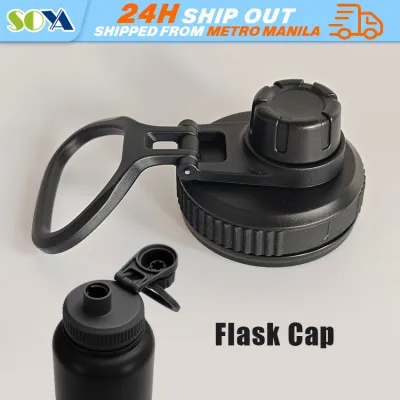 Aquaflask Lid Cap for Hydro Flask Water Bottle Handle Cover 12oz-64oz Hyflask Tumbler Accessories Colored Plastic Sports Portable Bottle Lid