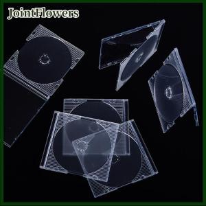 JointFlowers 5 10pcs hộ gia đình tiêu chuẩn đĩa duy nhất hộp lưu trữ DVD trường hợp CD trường hợp rỗng rõ ràng nhựa CD trường hợp đĩa CD hộp