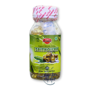 Kapsul Minyak Zaitun Extra Virgin Olive Oil Zaithoifah 100 kapsul BPOM