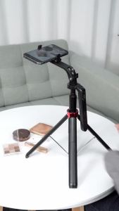 2 in 1 Gimbal Stabilizer for Phone Selfie Stick Stabilizer Anti-Shake Tripod Tripod Stand for Gopro Camera