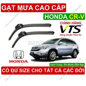 Gạt Mưa VTS A8 Kính Lái Honda CR-V Cặp Gạt M.ưa Kính Lái Honda CR-V C.ó Đủ Size Cho Các Đời Xe Honda CR-V