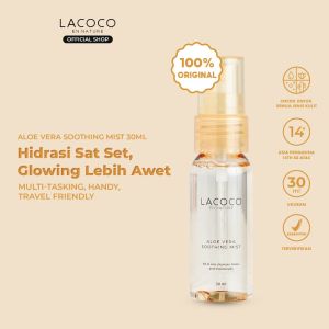 LACOCO Aloe Vera Soothing Mist 100 ml - Pelembab - Toner - Eksfoliator - Face Mist |