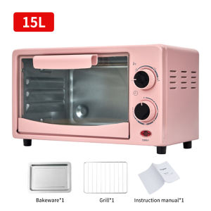 (Malaysia 3 pin plug)Electric Oven 15/25/48L Toaster Baking Pizza with Tray Ketuhar elektrik