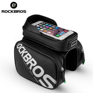 ROCKBROS Bicycle Bag Rainproof Touch Screen Bicycle Phone Bag Removable Multifunctional Frame Top Tube Cycling Bag Bike Accessories