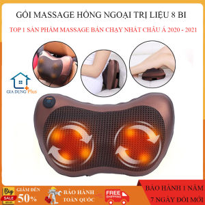 Gối Massage 8 Bi Hồng Ngoại Cao Cấp Máy Masage Cổ Vai Gáy Hỗ Trợ Mát Xa Vùng Cổ Giảm Đau Vai Gáy Hiệu Quả Nhanh Chóng Giảm Mọi Căng Thẳng Stress. Bảo Hành Toàn Quốc 24 Tháng