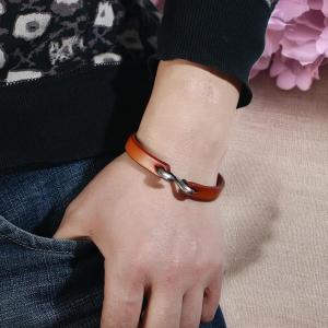 [fenggongshuode] Vingtage Cowhide Wrap Cord Cuff Bracelet For Men Woman Wristband Punk Bangle Couple Jewelry Gift