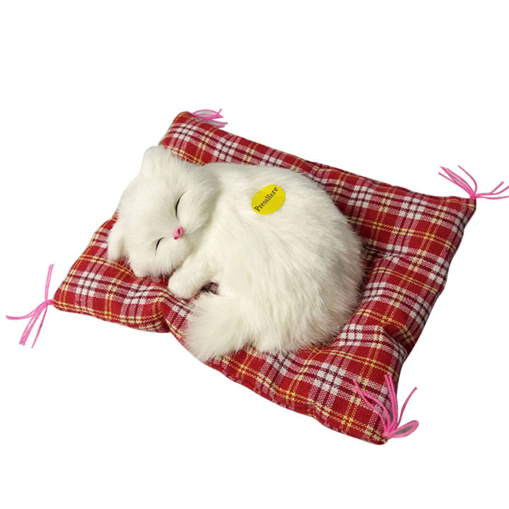 Sleeping Cat Plush Stuffed Toy Press Simulation Sound Animal Cute Doll Kids Gift Lazada Ph Sleeping Cat Plush Stuffed Toy Press Simulation Sound Animal Cute Doll Kids Gift Lazada Ph