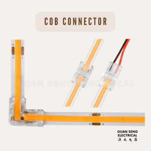 COB Connector for COB LED Strip 8mm 10mm 12mm | Guan Seng Electrical