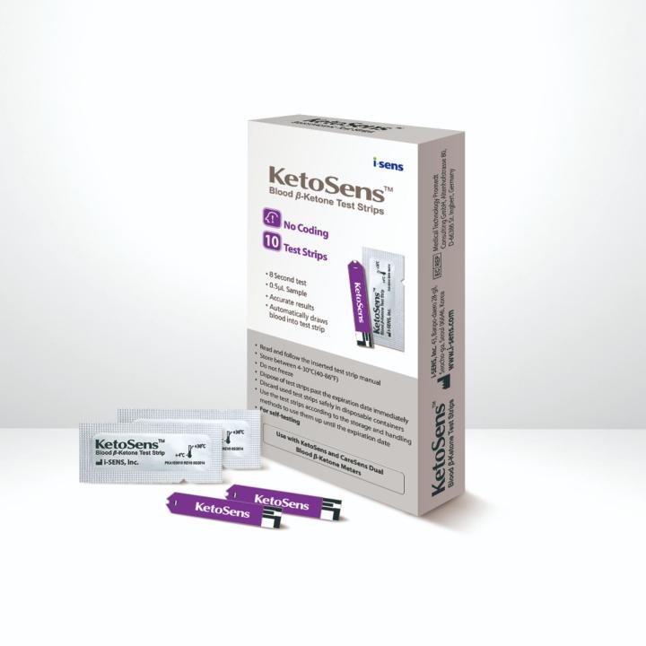 KetoSens βKetone Test Strip(10's/pack) for DUAL meterExp. Oct 2024