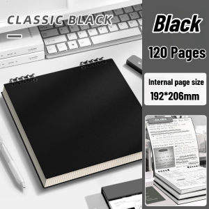120 Pages Notebook PP Cover Water Proof Thickening Loose-leaf Notebook Detachable Square Notebook 笔记本