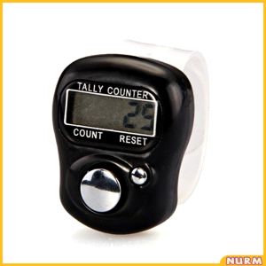 Nurm Finger Counter Mini Portable Light Weight Resettable Digital Row With LCD Display Colourful
