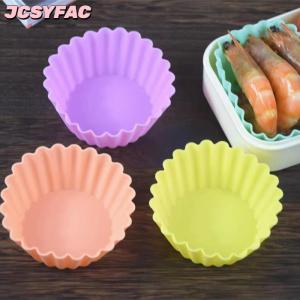 JCSYFAC 3 chiếc cốc chia ngăn Bento khuôn dễ vệ sinh khuôn bánh tái sử dụng phụ kiện phân ngăn đựng món tráng miệng sushi lót hộp cơm trưa