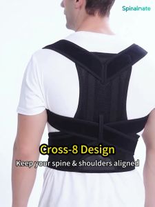 Ready stock🇲🇾Spinalmate SpinalBrace anti-Hunchback Posture Correction Lumbar Support Spine Brace背部矫正带防驼背护腰带纠正器矫姿带