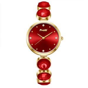 Poshi Jam Tangan Wanita Anti Air Gelang Berlian Mewah Elegan Jam Tangan CeweK diamond style