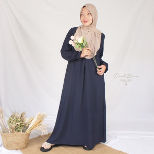 SAWVA | WAHDA Casual Long Dress Daily DARKBLUE