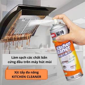 Bình Xịt Tẩy Dầu Mỡ Nhà Bếp Kitchen Cleaner 500ml – Dạng Bọt Vệ Sinh Kiềng Bếp Máy Hút Mùi Đồ Inox