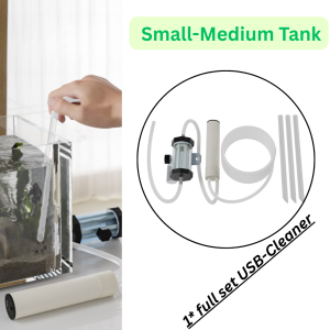 🫨 USB Rechargeable ✅ Aquarium Water Changer Vacuum Cleaner Gravel Siphon Fast 2L/min Fish Tank Suction Electric