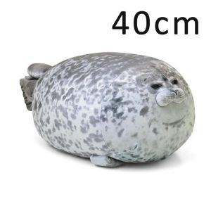 20/40/60Cm Large Chubby Blob Seal Pillow Stuffed Plush Doll Toy Ocean Animal Plush Doll
