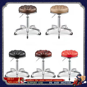 34 cm Adjustable Elegant Bar Stool Leather Chair Furniture [Local seller+COD]