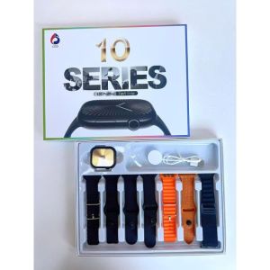 M>Traders S30 Pro Max Smart Watch with 7 Straps. Series 10 Infinity Screen Bluetooth Calling Smartwatch