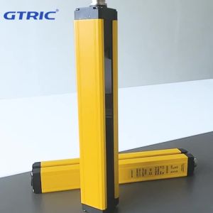 GTRIC Safety Light Curtain Sensor Infrared Photoelectric Grating Barrier 40mm Resolution Area Protection Device NPN PNP 12-24V DC