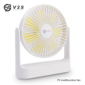 V2S F5 Up to 4 Speed Multifunction 7 Blade Fan Desktop Wall Ceiling Fan Three in one Fan