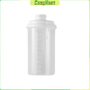 CozyNest 1Pc 450ml Transparent Airtight Food Canister Multi-Purpose Sealed Storage Jar Portable Drink Cup