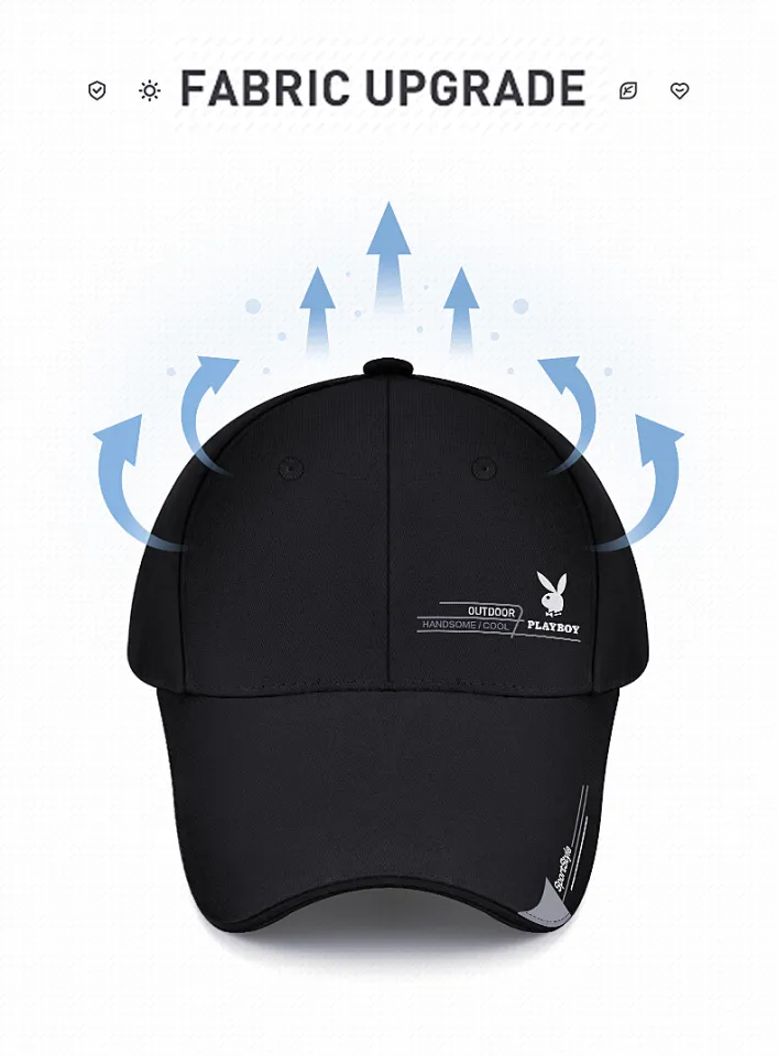 PLAYBOY Hat Mens Caps Sports Outdoor Shade Men Korean Version of