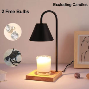 LED Candle Warmer Lamp Electric Dimmable Wax Melter Aroma Light for Bedroom Living Room Decor Gift