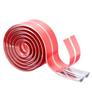 Bumper Strip Transparent PVC Baby Anti-Collision Strip Double-Sided Table Protector Tape Edge Protector Strip Clear Silicone Soft Corner Security Protection Strong Stickiness Corner Guard Furniture Corner Protector Household Supplies