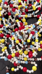 สายคล้องสายคล้องโทรศัพท์พวงกุญแจลูกปัดแบบมินิมอลสำหรับอุปกรณ์อิเล็กทรอนิกส์กระเป๋าถือมีสไตล์ให้เลือกใช้เป็นของขวัญได้จริง