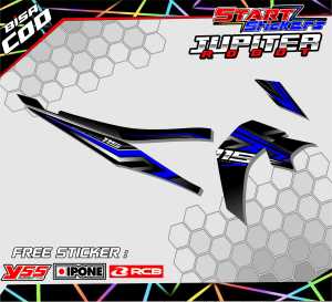 STRIPING VARIASI YAMAHA JUPITER ROBOT / STICKER LIST MOTOR YAMAHA JUPITER ROBOT
