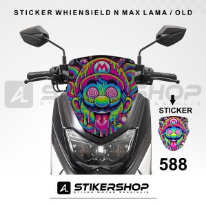 stiker windsield n max lama - old grafis variasi 585 - 592