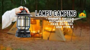 MUXINDO lampu LED emergency lentera alaska / lampu camping lentera muxindo lentern