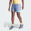 adidas Running Own The Run 3-Stripes 2-in-1 Shorts Men Blue IK4980. 