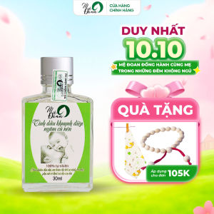Tinh dầu khuynh diệp ngâm củ nén Mệ Đoan tăng cường kháng khuẩn giữ ấm hỗ trợ phòng cảm lạnh vượt trội dung tích 30ml