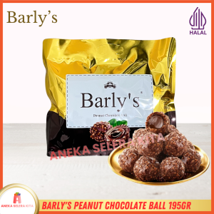 Barlys Peanut Chocolate Ball / Cokelat Bulat Dilapisin Kacang Halal 195gr