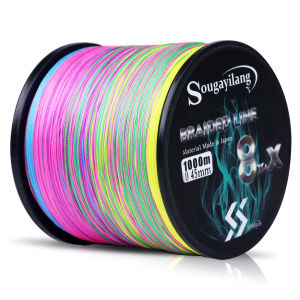 Sougayilang Senar PE 300M 500M 1000M Senar Pancing Super Kuat Anti Kriting Dan Kuat Memancing Baris Kuat 9 Helai Dikepang Pancing Multifilament Tahan Lama Memancing Line