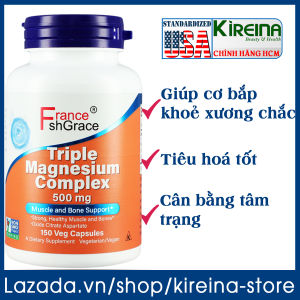 Viên uống Magnesium Complex giúp xương và cơ bắp khỏe mạnh 500 mg 150 viên