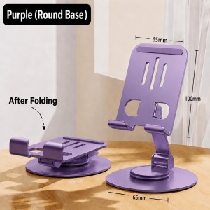 New Phone Holder Stand 360 Rotating Tablet Metal Phone Holder Adjustable Bracket Tablet Stand Desktop Phone Stand 手机支架